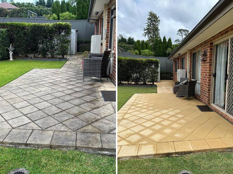 Algefri udendørs poolområde